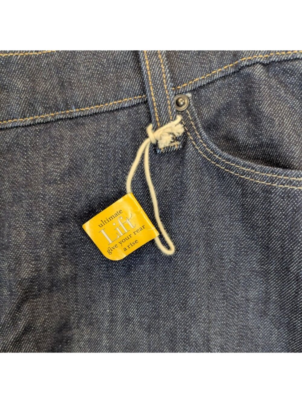 Levis 544 Womens Misses 16 Jeans VTG Ultimate Lift Boot Cut Medium Dark Wash NWT - Picture 3 of 8